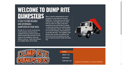 Desktop Screenshot of dumpritedumpsters.com