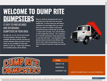 Tablet Screenshot of dumpritedumpsters.com